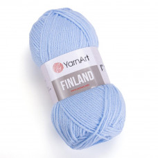 215 Пряжа Finland 100гр - 200м (блакитний). YarnArt