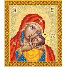 РИП-044 Корсунська ікона Божої Матері. Марічка. Схема на тканині для вишивання бісером