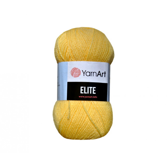 216 Пряжа Elite 100гр - 300м (Жовтий) YarnArt