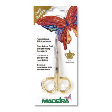 9478 Ножницы для вышивания и для рукоделия Madeira, позолота 24 карата. Madeira