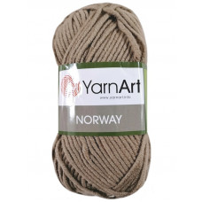 218 Пряжа Norway 100гр - 105м (Світло-коричневий) YarnArt
