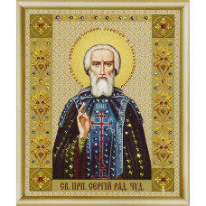 КС-074 Ікона святого преподобного Сергія Радонезького. Чарівна мить. Набір для виготовлення картини зі стразами