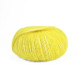 22 Пряжа Adriafil Zucchero Filato, 50г - 175м, лимонний, 18% альпака, 50% бавовна, 32% вовна