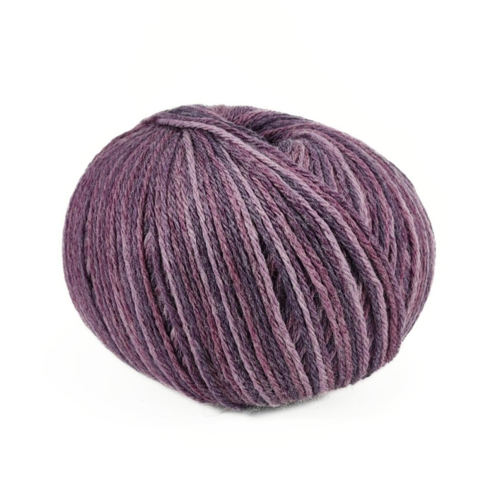 22 Пряжа Campolmi Filati Svezia Fantasie, 100г - 250м, мультіколор, 50% вовна, 25% акрил