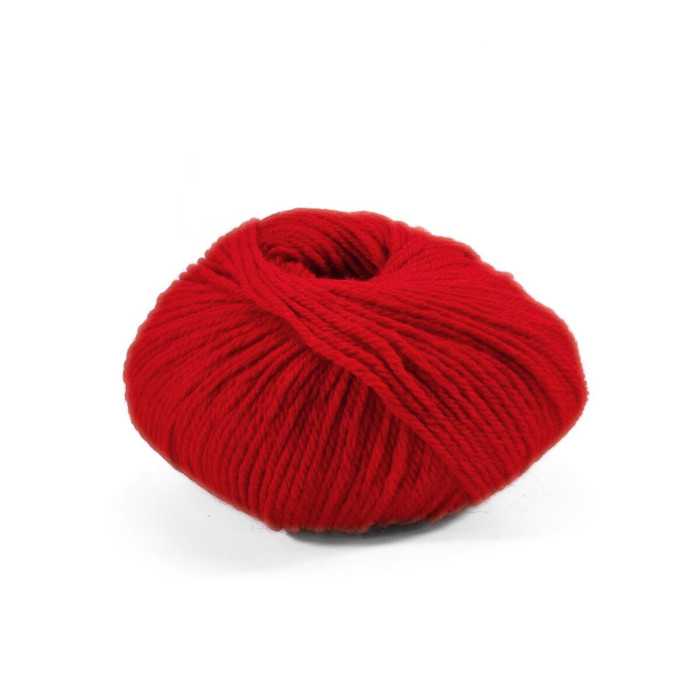 22 Пряжа Laines du Nord Holiday, 50г - 125м, червоний, 70% вовна, 30% акрил
