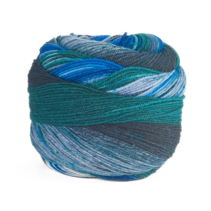 22 Пряжа Laines du Nord Infinity Sock, 100г - 420м, різнокольоровий, 75% вовна, 25% нейлон