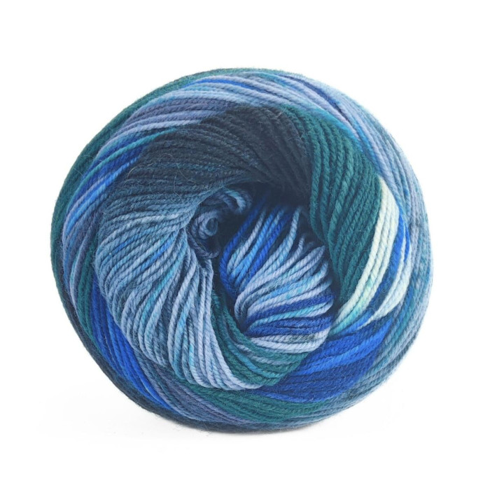 22 Пряжа Laines du Nord Infinity Sock, 100г - 420м, різнокольоровий, 75% вовна, 25% нейлон