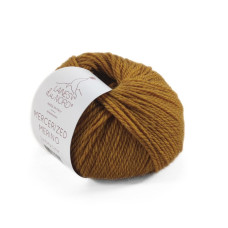 22 Пряжа Laines du Nord Mercerized Merino, 50г - 125м, гірчичний, 100% вовна