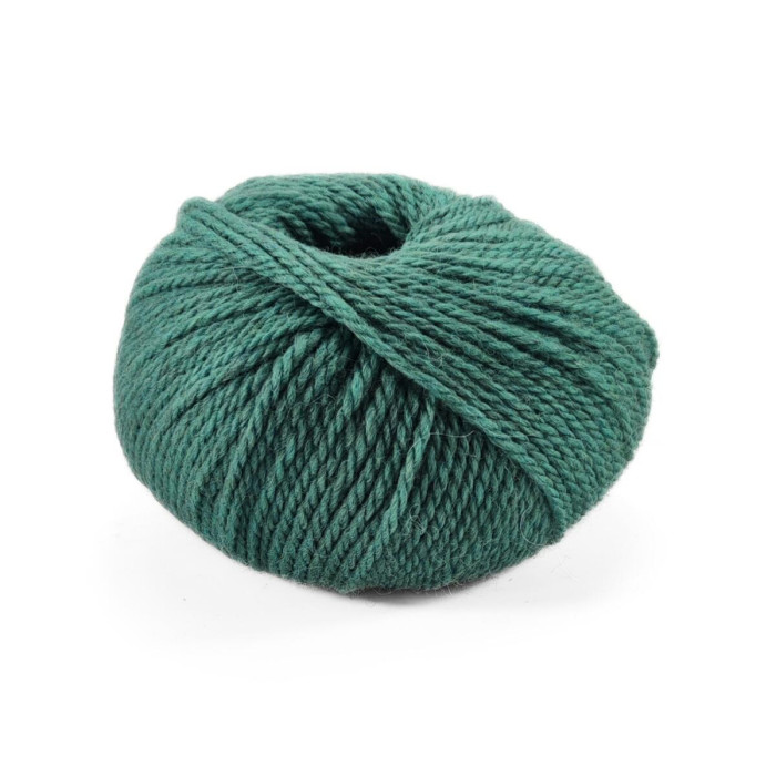 22 Пряжа Laines du Nord Merino Yak, 50г - 115м, нефрітовий, 15% альпака, 15% як, 70% вовна