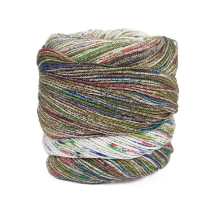 22 Пряжа Laines du Nord Paint Gradient Sock, 100г - 420м, різнокольоровий, 75% вовна, 25% нейлон