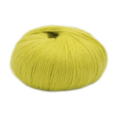 22 Пряжа Laines du Nord Soft Lino, 50г - 135м, лимонний, 80% льон, 20% бавовна