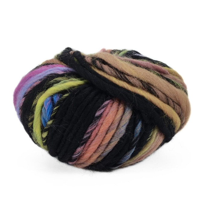 2(2025) Пряжа Laines du Nord Young Trendy, 80г - 100м, різнокольоровий, 100% вовна