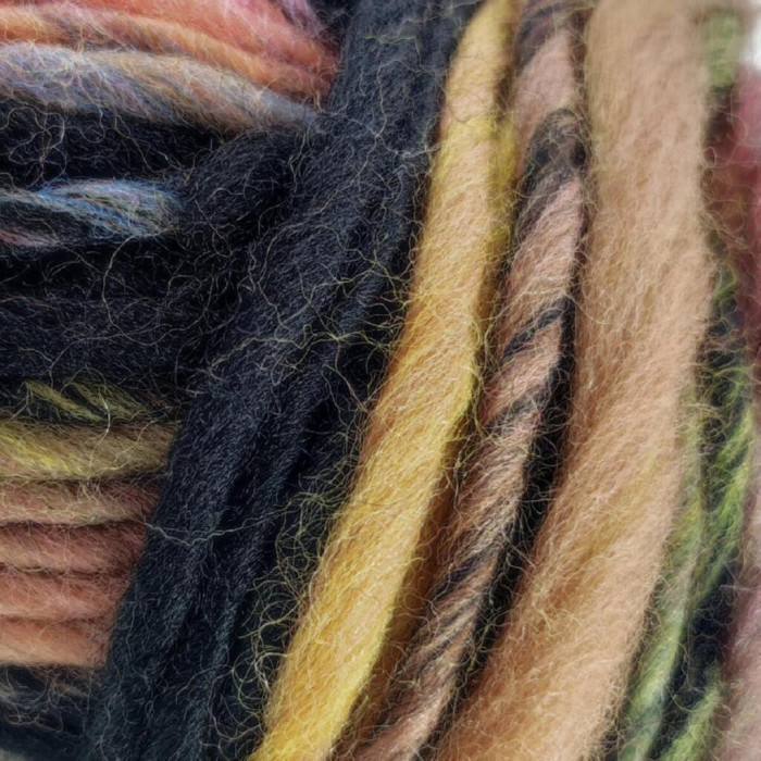 2(2025) Пряжа Laines du Nord Young Trendy, 80г - 100м, різнокольоровий, 100% вовна