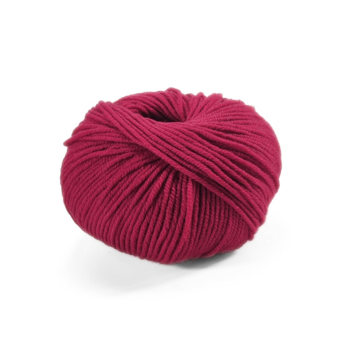 221 Пряжа Laines du Nord Dolly 125, 50г - 125м, брусничний, 100% вовна