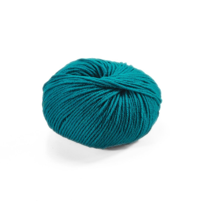 224 Пряжа Laines du Nord Dolly 125, 50г - 125м, морська-хвиля, 100% вовна