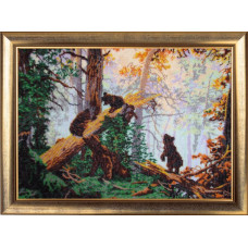 594 Ранок у сосновому лісі (за картиною І. Шишкіна). Butterfly. Набір для вишивання бісером