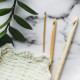 22513 KnitPro Гачок в'язальний односторонній Bamboo - 3,25 мм, бамбук