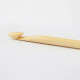 22531 KnitPro Гачок односторонній туніський з`ємний Bamboo - 3,25 мм, бамбук