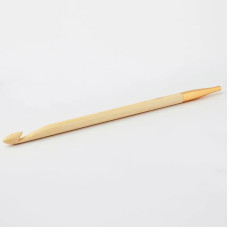 22532 KnitPro Гачок односторонній туніський з`ємний Bamboo - 3,75 мм, бамбук