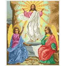 21 ВГ-схема Воскресіння Господнє. БС Солес. Схема на тканині для вишивання бісером