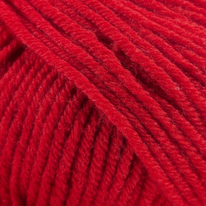 228 Пряжа Laines du Nord Dolly 125, 50г - 125м, червоний, 100% вовна
