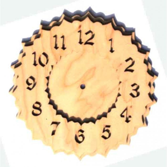 23 Подвійні годинник-сонце. 1 шт/уп. Розмір 24*24 см. Декор з фанери