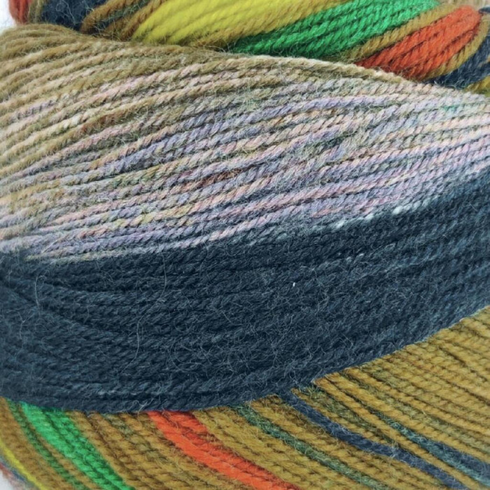 23 Пряжа Laines du Nord Infinity Sock, 100г - 420м, різнокольоровий, 75% вовна, 25% нейлон