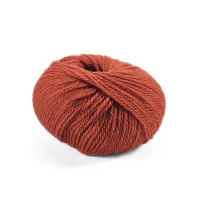 23 Пряжа Laines du Nord Mercerized Merino, 50г - 125м, теракотовий, 100% вовна