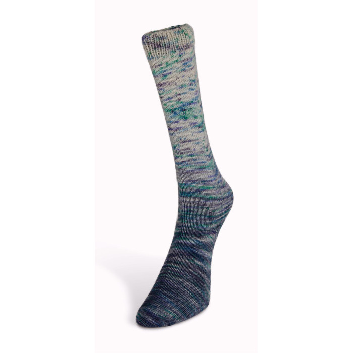 23 Пряжа Laines du Nord Paint Gradient Sock, 100г - 420м, різнокольоровий, 75% вовна, 25% нейлон