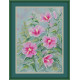 230020Р Little Stitch Набір для вишивки рахунковим хрестиком - Мальви 26,6x37,5 см, Linda 27 ct (айворі)