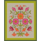 230033 Little Stitch Набір для вишивки рахунковим хрестиком - Яскраві майорці 24,2x33,5 см, Aida16 (айворі)