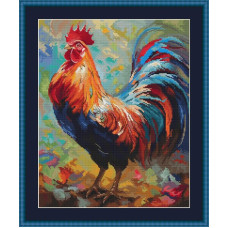 230034 Little Stitch Набір для вишивки рахунковим хрестиком - Пан-Півень 25,5x32 см, Aida16 (айворі)