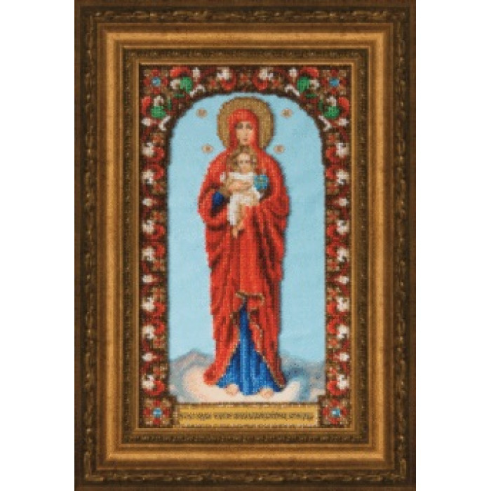 Б-1227 Ікона Божої Матері Валаамська. Чарівна Мить. Набір для вишивання бісером. АКЦІЯ(Знятий з виробництва)