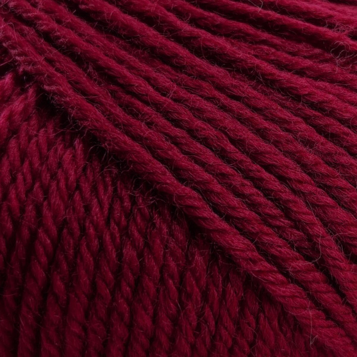 24 Пряжа Laines du Nord Holiday, 50г - 125м, винний, 70% вовна, 30% акрил