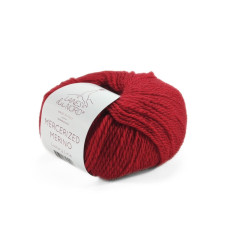24 Пряжа Laines du Nord Mercerized Merino, 50г - 125м, червоний, 100% вовна
