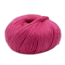 24 Пряжа Laines du Nord Soft Lino, 50г - 135м, рожевий, 80% льон, 20% бавовна