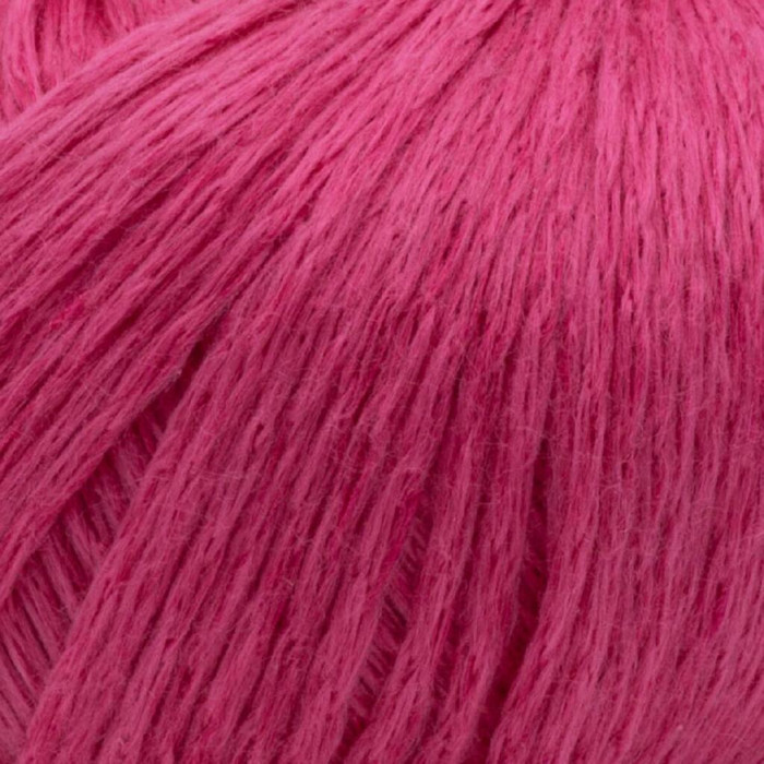 24 Пряжа Laines du Nord Soft Lino, 50г - 135м, рожевий, 80% льон, 20% бавовна