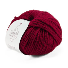 24 Пряжа Laines du Nord Twist, 100г - 125м, винний, 70% вовна, 30% акрил