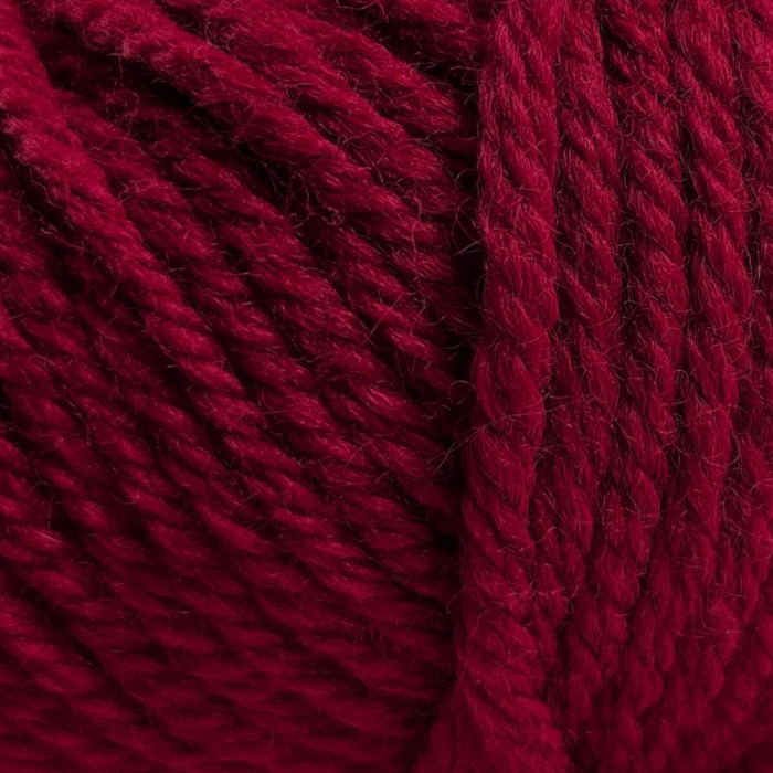 24 Пряжа Laines du Nord Twist, 100г - 125м, винний, 70% вовна, 30% акрил