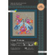 240055Р Little Stitch Набір для вишивки рахунковим хрестиком - У вирій 32,7x35,6 см, Linda 27 ct (беж)
