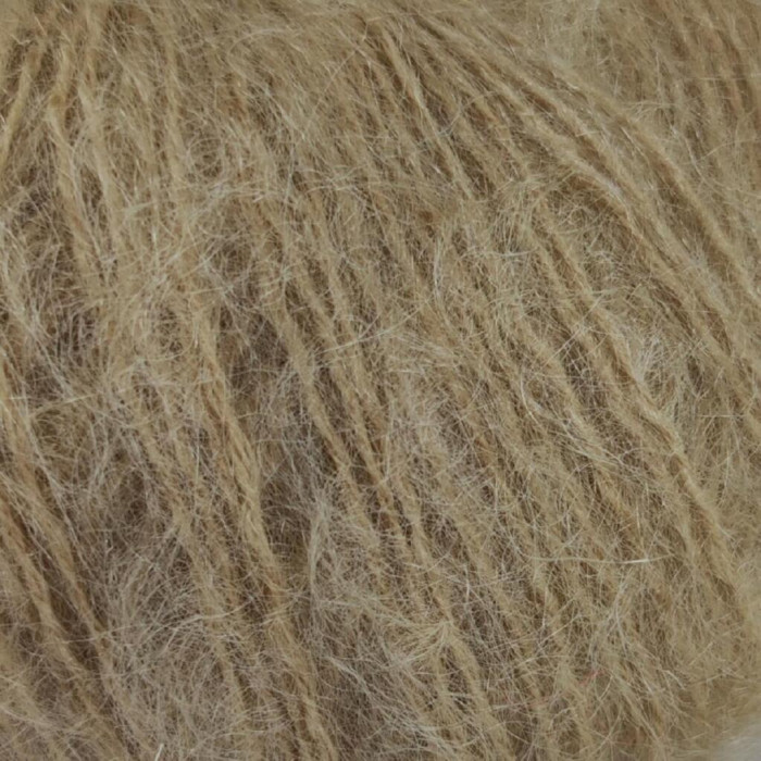 2421 Пряжа Campolmi Filati Mohair, 50г - 150м, бежевий, 50% мохер, 50% вовна