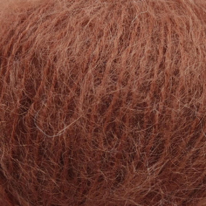 2426 Пряжа Campolmi Filati Mohair, 50г - 150м, світло-коричневий, 50% мохер, 50% вовна