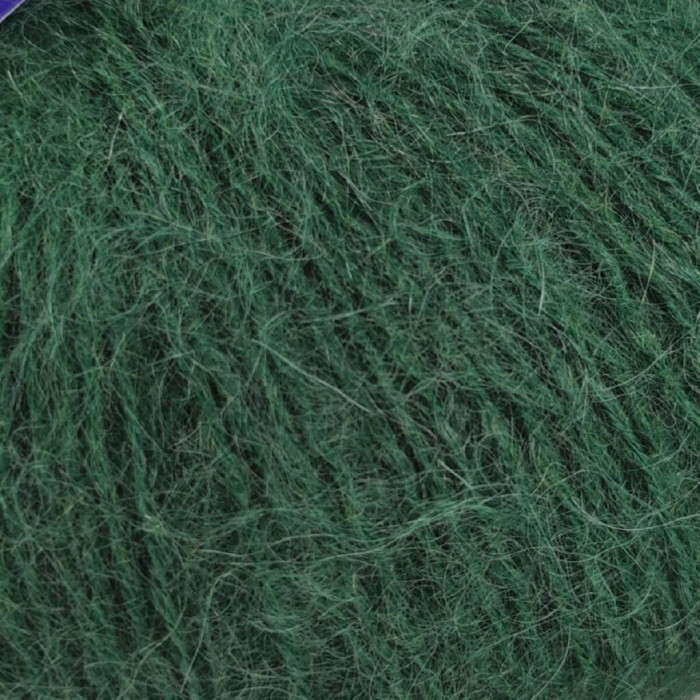 2433 Пряжа Campolmi Filati Mohair, 50г - 150м, зелений, 50% мохер, 50% вовна