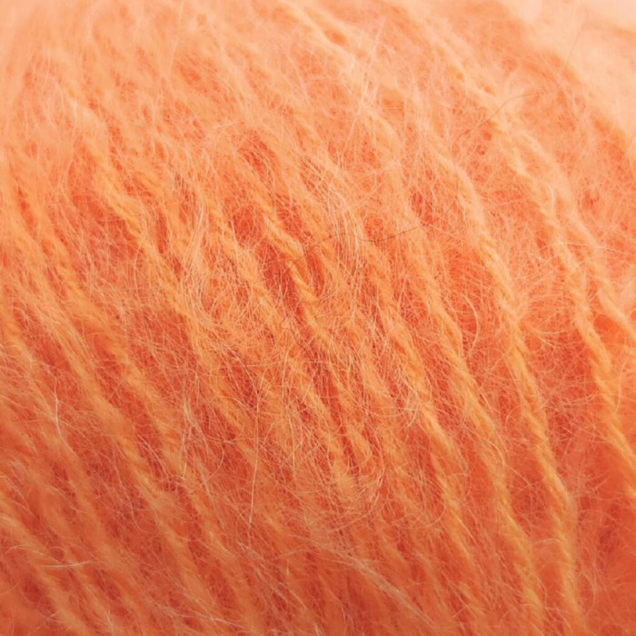2435 Пряжа Campolmi Filati Mohair, 50г - 150м, помаранчевий, 50% мохер, 50% вовна