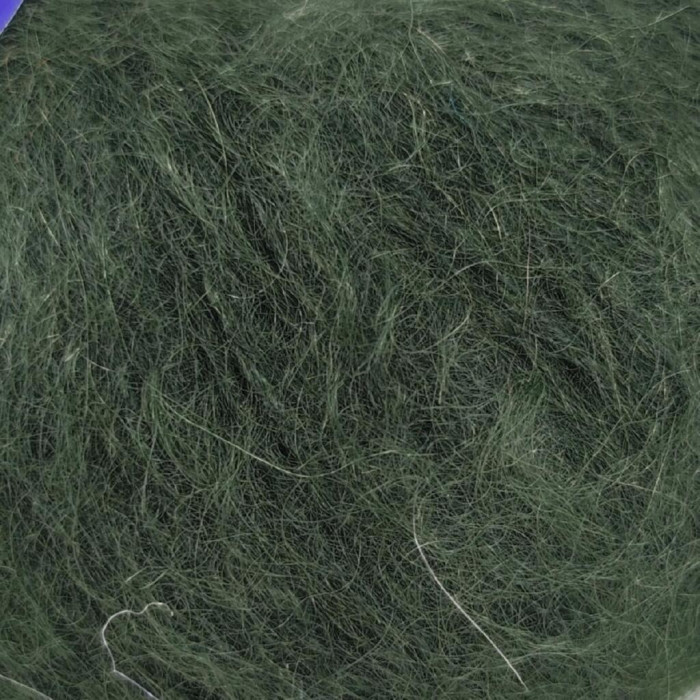 2437 Пряжа Campolmi Filati Mohair, 50г - 150м, малахітовий, 50% мохер, 50% вовна