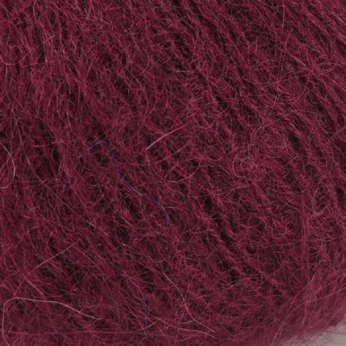 2438 Пряжа Campolmi Filati Mohair, 50г - 150м, бордовий, 50% мохер, 50% вовна