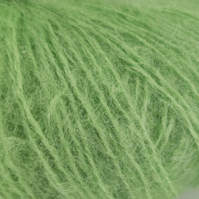 2443 Пряжа Campolmi Filati Mohair, 50г - 150м, салатовий, 50% мохер, 50% вовна