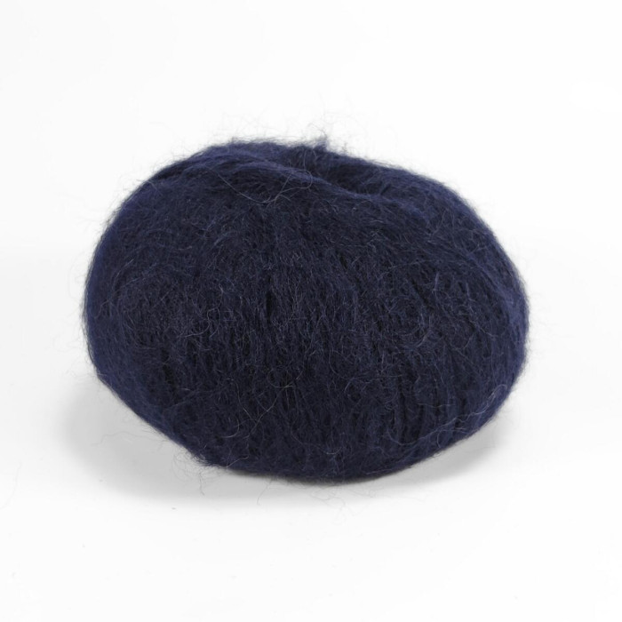 2447 Пряжа Campolmi Filati Mohair, 50г - 150м, кобальт, 50% мохер, 50% вовна