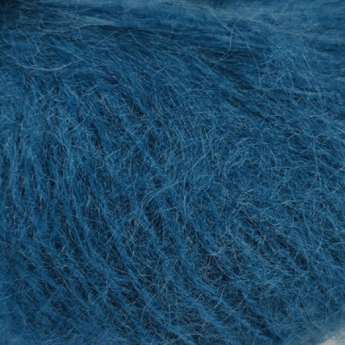 2448 Пряжа Campolmi Filati Mohair, 50г - 150м, джинс, 50% мохер, 50% вовна