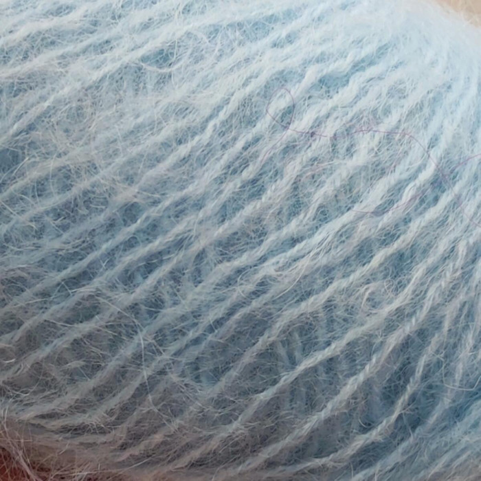 2454 Пряжа Campolmi Filati Mohair, 50г - 150м, небесний, 50% мохер, 50% вовна